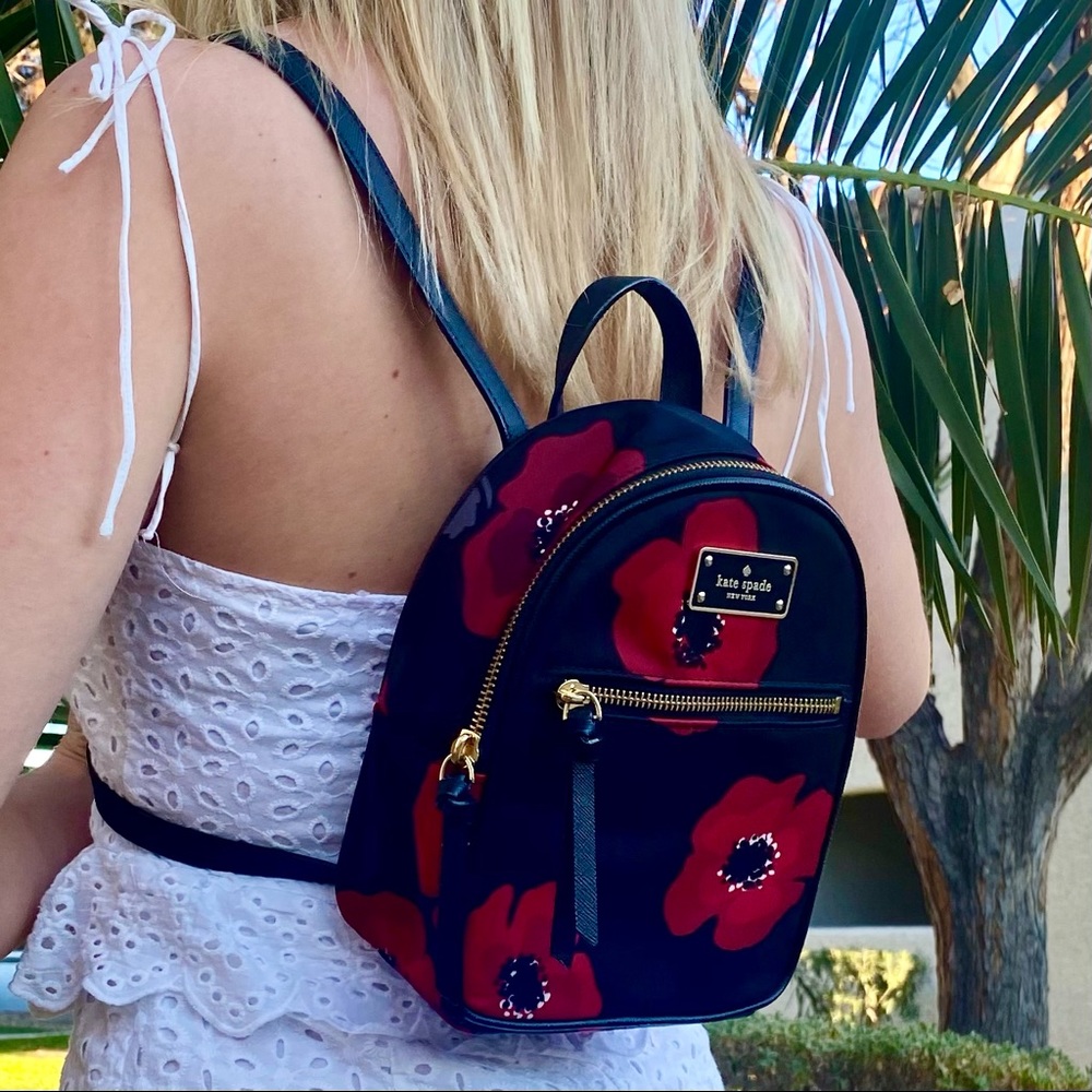 NWOT Kate Spade Mini Poppy Backpack